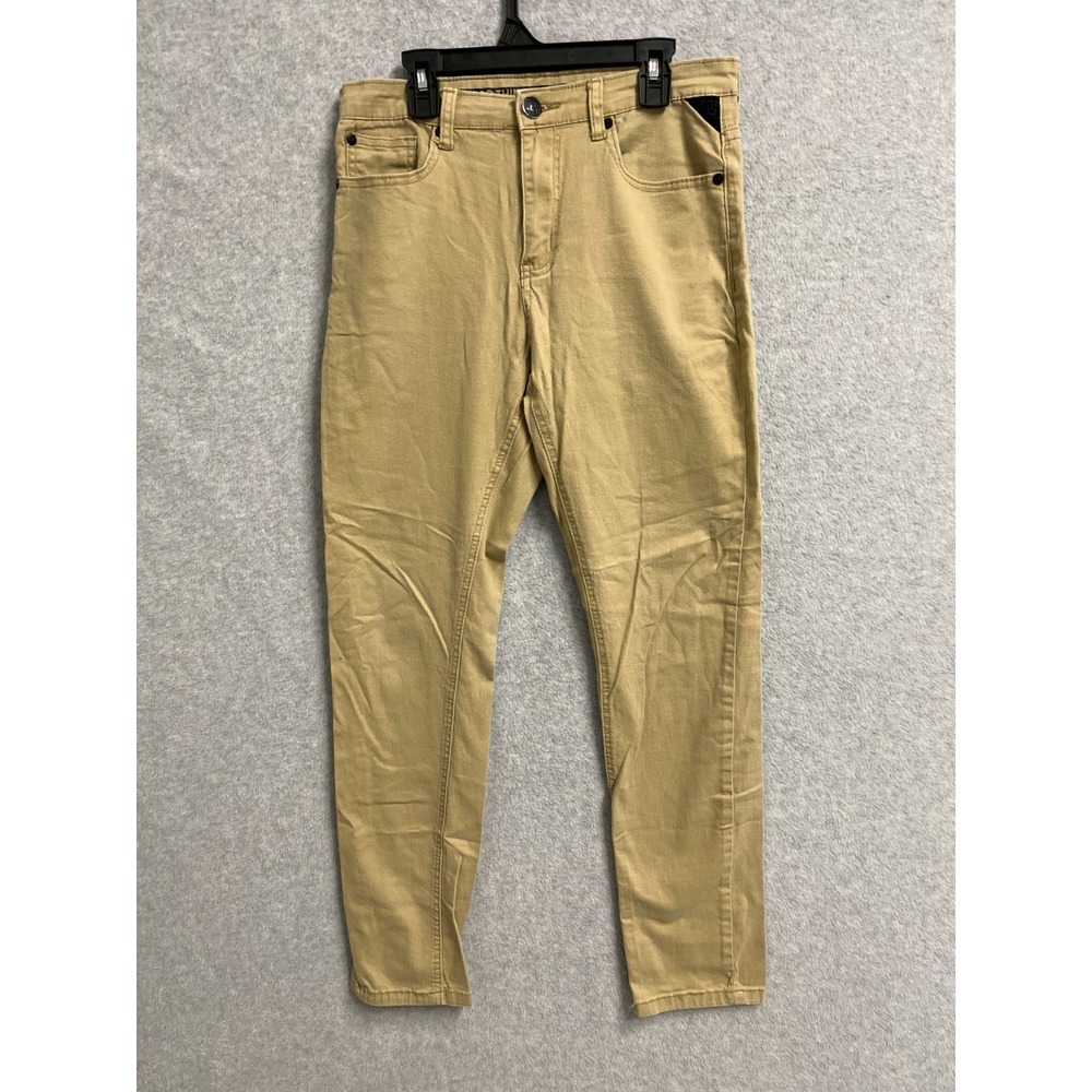 GTL4 Good Things Last 4Ever‎ Chino Pants Mens 32x32 Beige Stretch Regular Fit